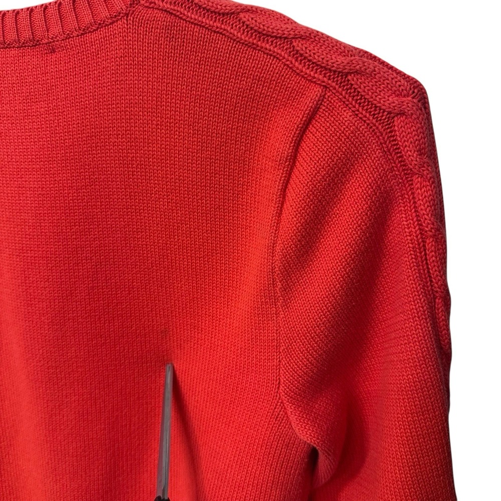 Vintage 90s Ralph Lauren Golf Women Cable Knit Sweater Size‎ Large - Picture 5 of 7
